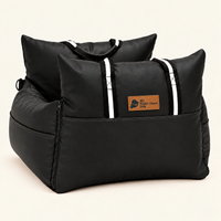 Pawvana anchored car bed — Black