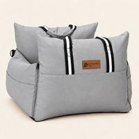Pawvana anchored car bed — Grey