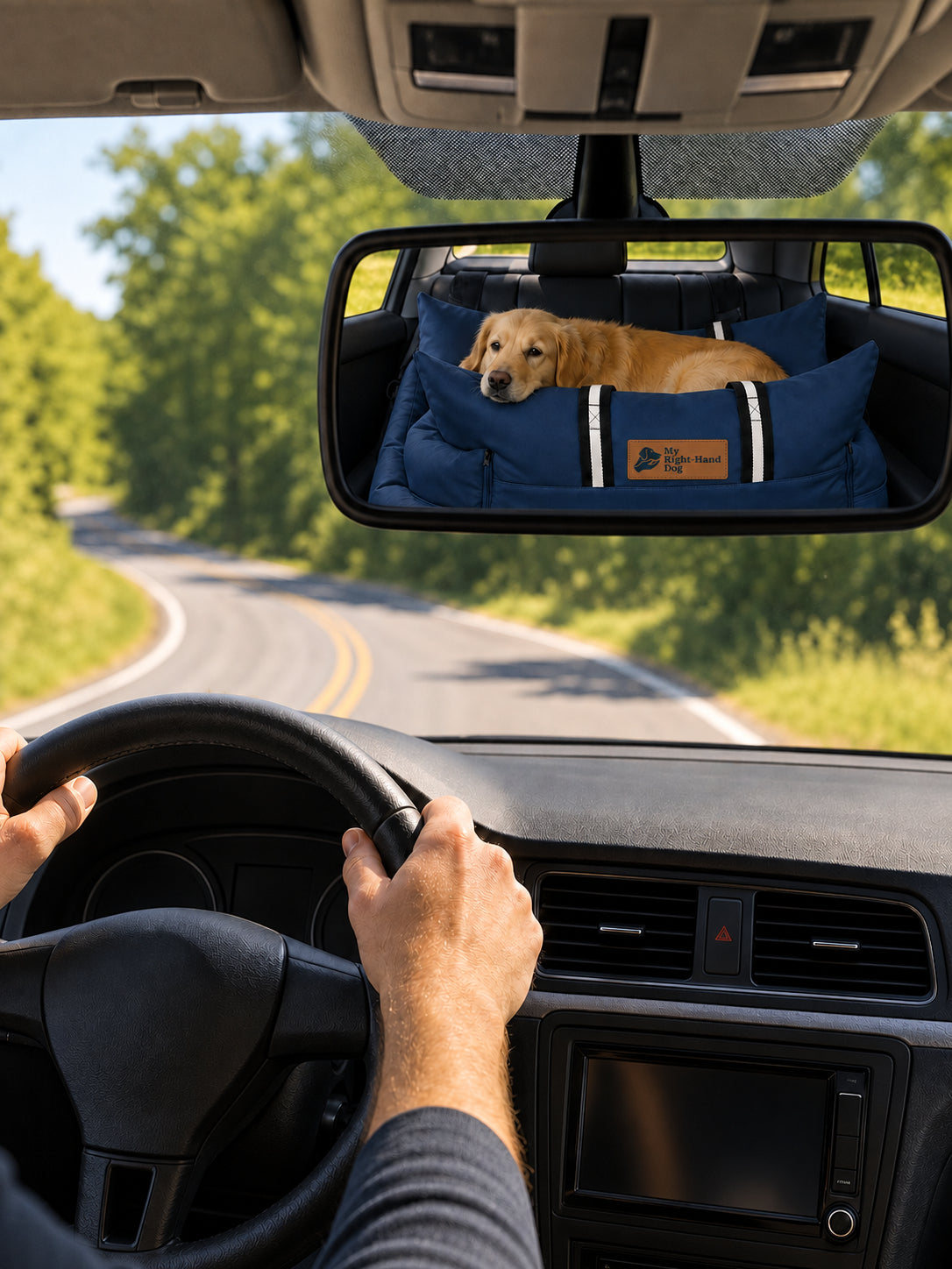 Pawvana anchored car bed